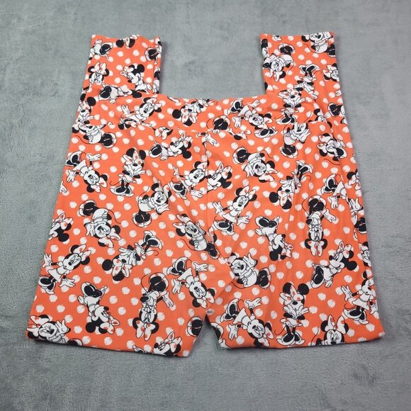 LuLaRoe Disney Minnie Mouse Polka Dot Leggings Tall & Curvy Stretch Soft - Picture 2 of 5